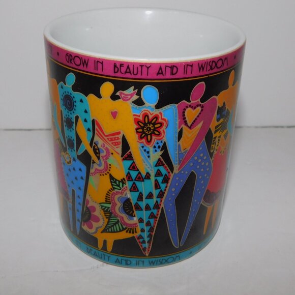 VTG 1995 Laurel Burch Spirit of WomanKind Ceramic Mug Woman Women Love - Picture 4 of 12